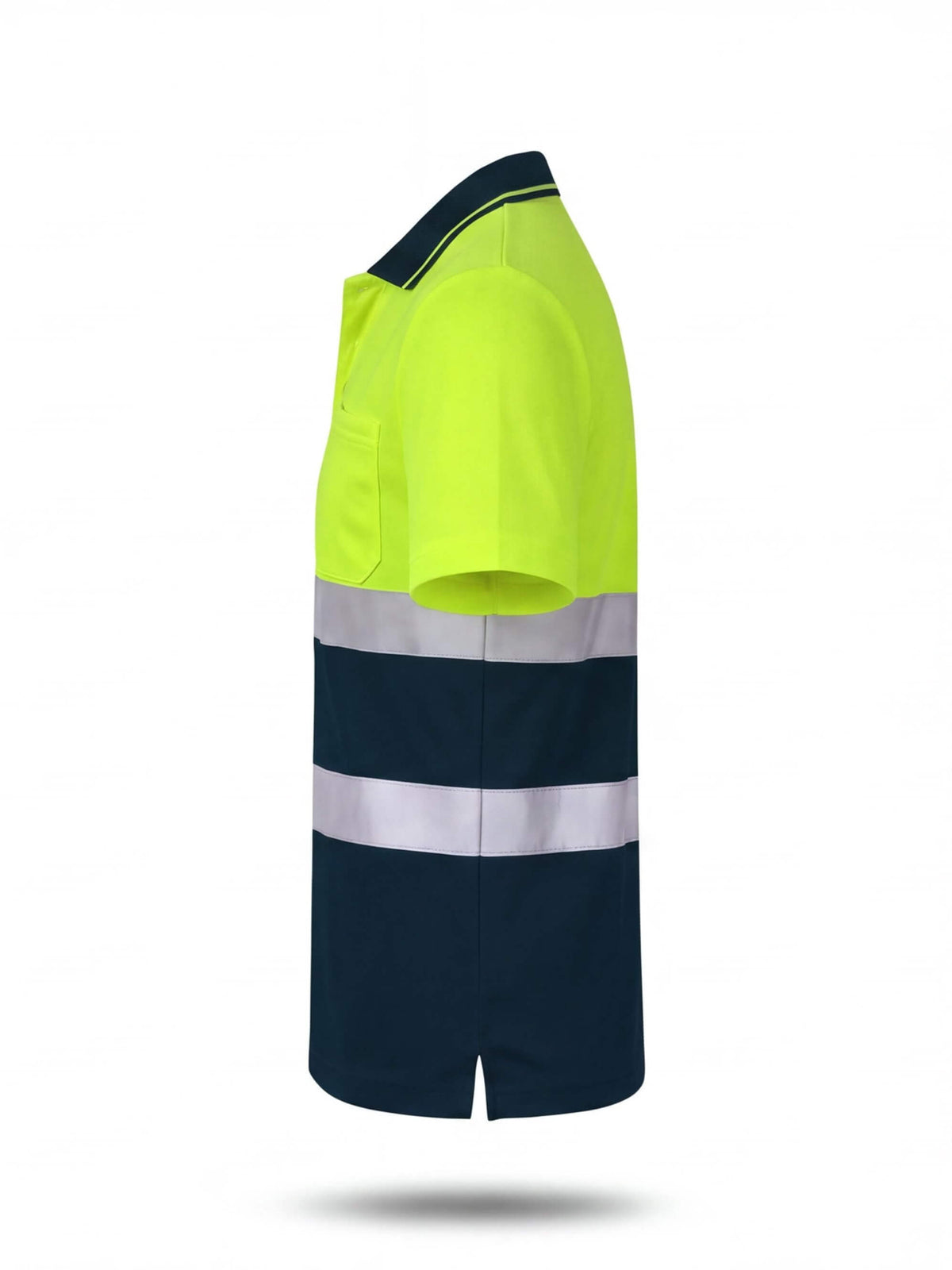 Hi-Vis Reflective Quick-Dry Short-Sleeve Work Polo