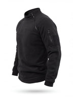 Warm Windproof Fleece Quarter-Zip Work Pullover