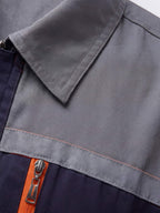 Short-Sleeve Multi-Pocket Mechanic Work Shirt