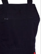 Multi-Pocket Work Bib Overalls with Zippered Chest Pocket