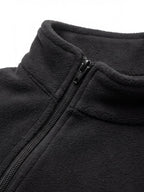Warm Windproof Fleece Quarter-Zip Work Pullover