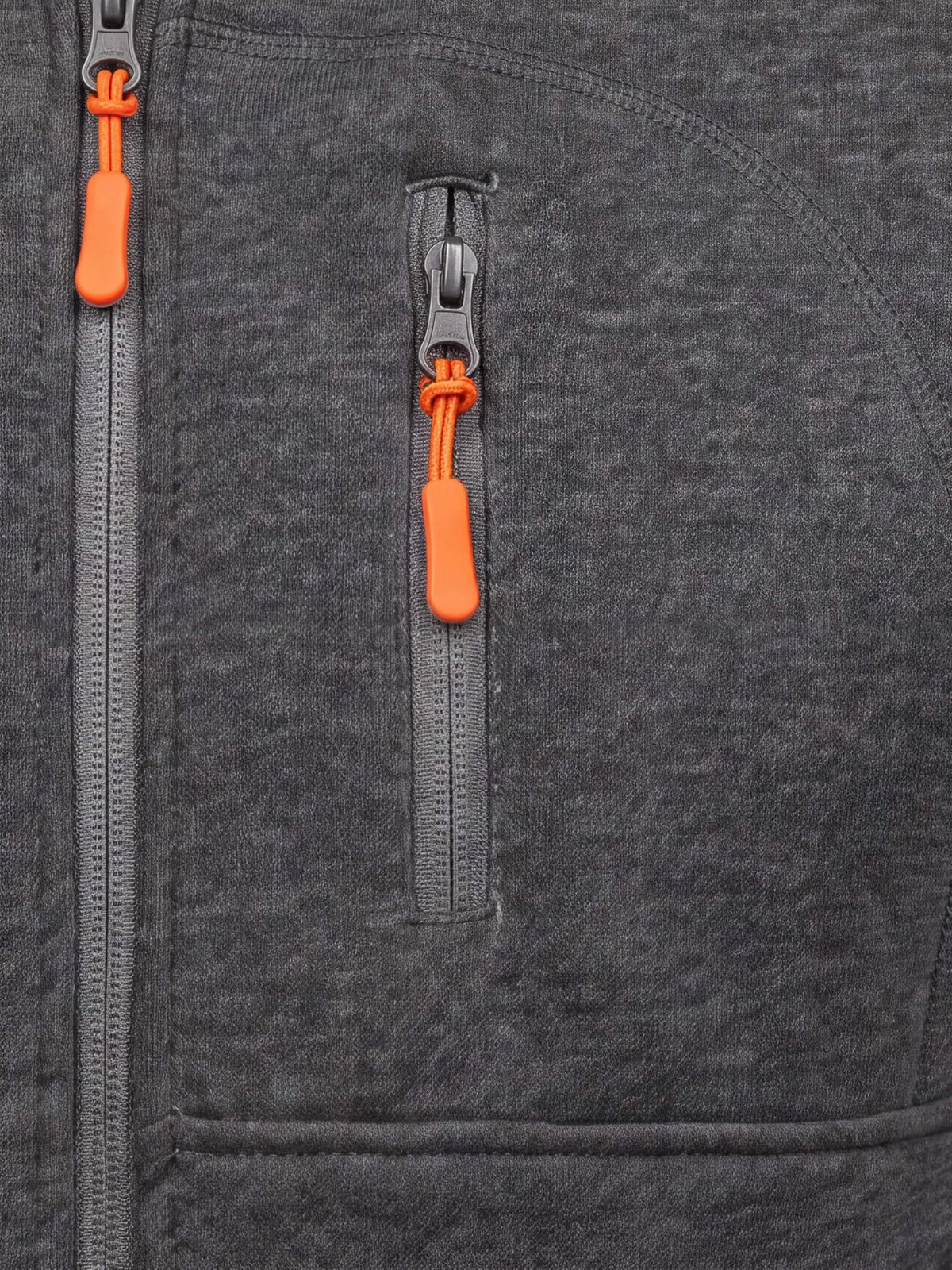 Slim-Fit Full-Zip Work Hoodie with Zip Pockets
