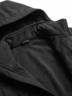 Fleece-Lined Windproof Multi-Pocket Work Jacket