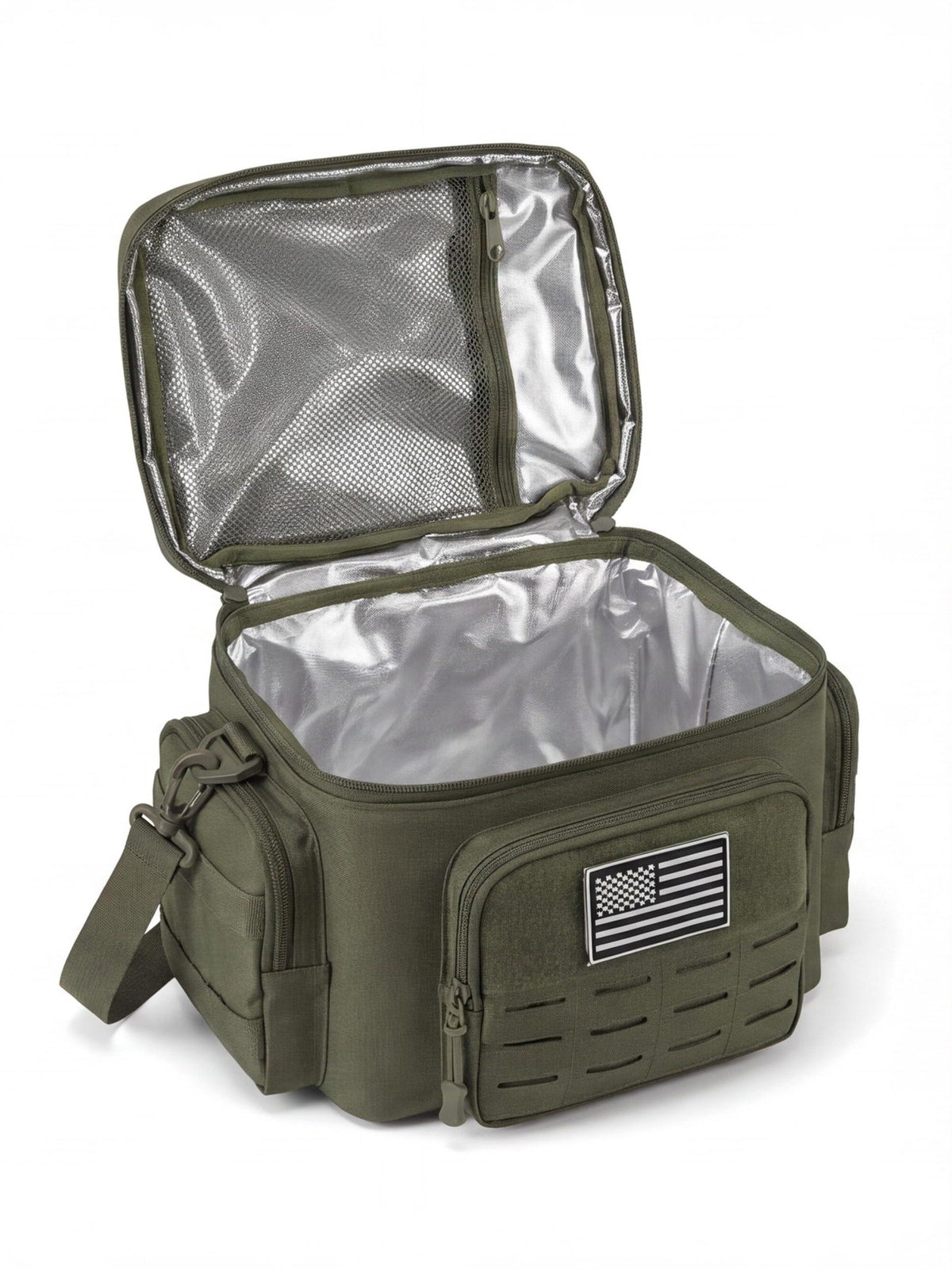 13L Insulated Work Lunch Cooler with Multi-Pocket Storage