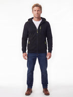 Full-Zip Hooded Work Sweatshirt with Zippered Pockets