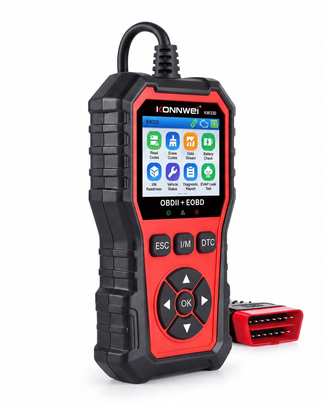 Handheld OBD2 Scanner with Live Data & Freeze Frame