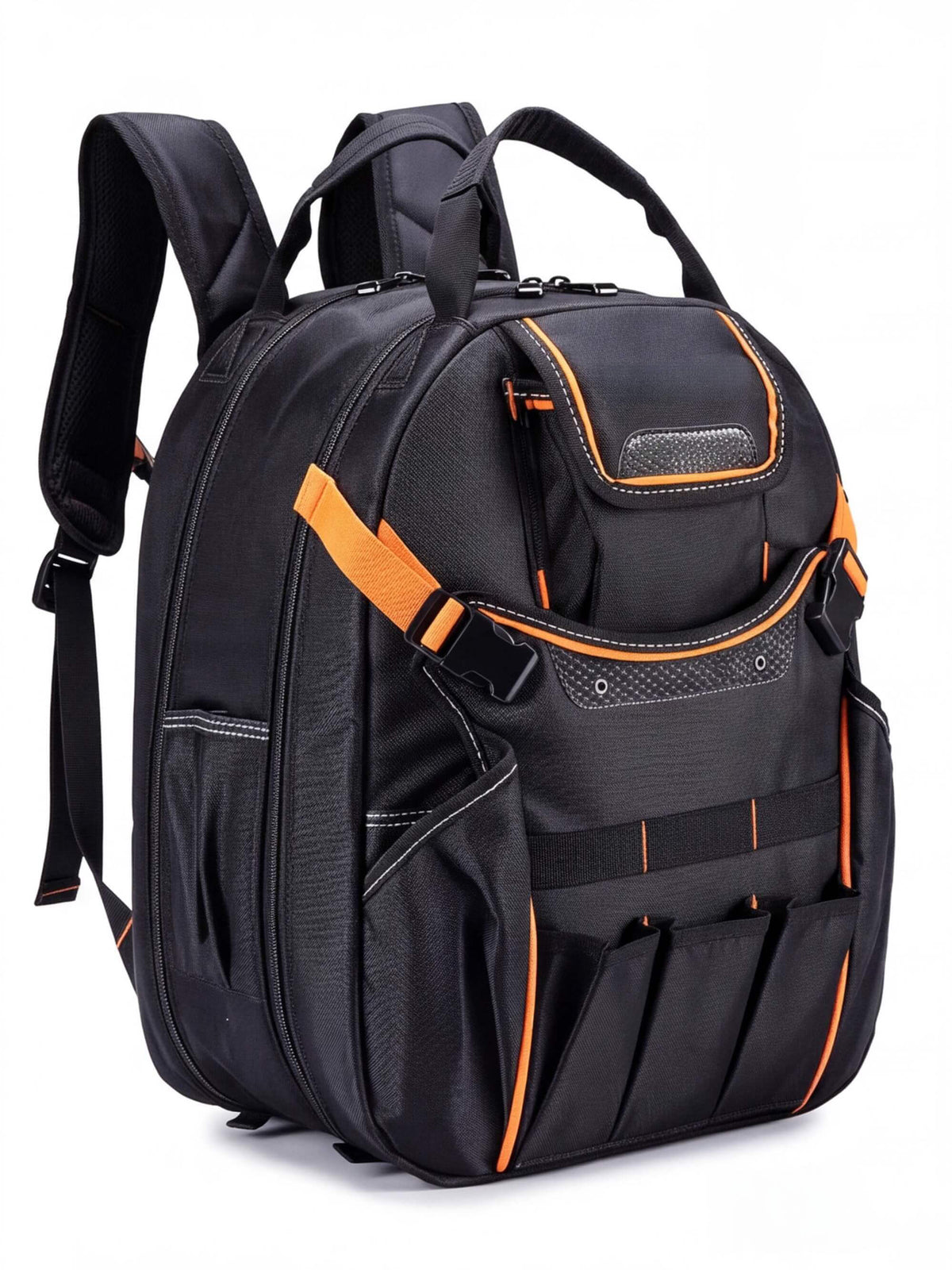 Multi-Pocket Electrician Tool Backpack with Laptop Storage