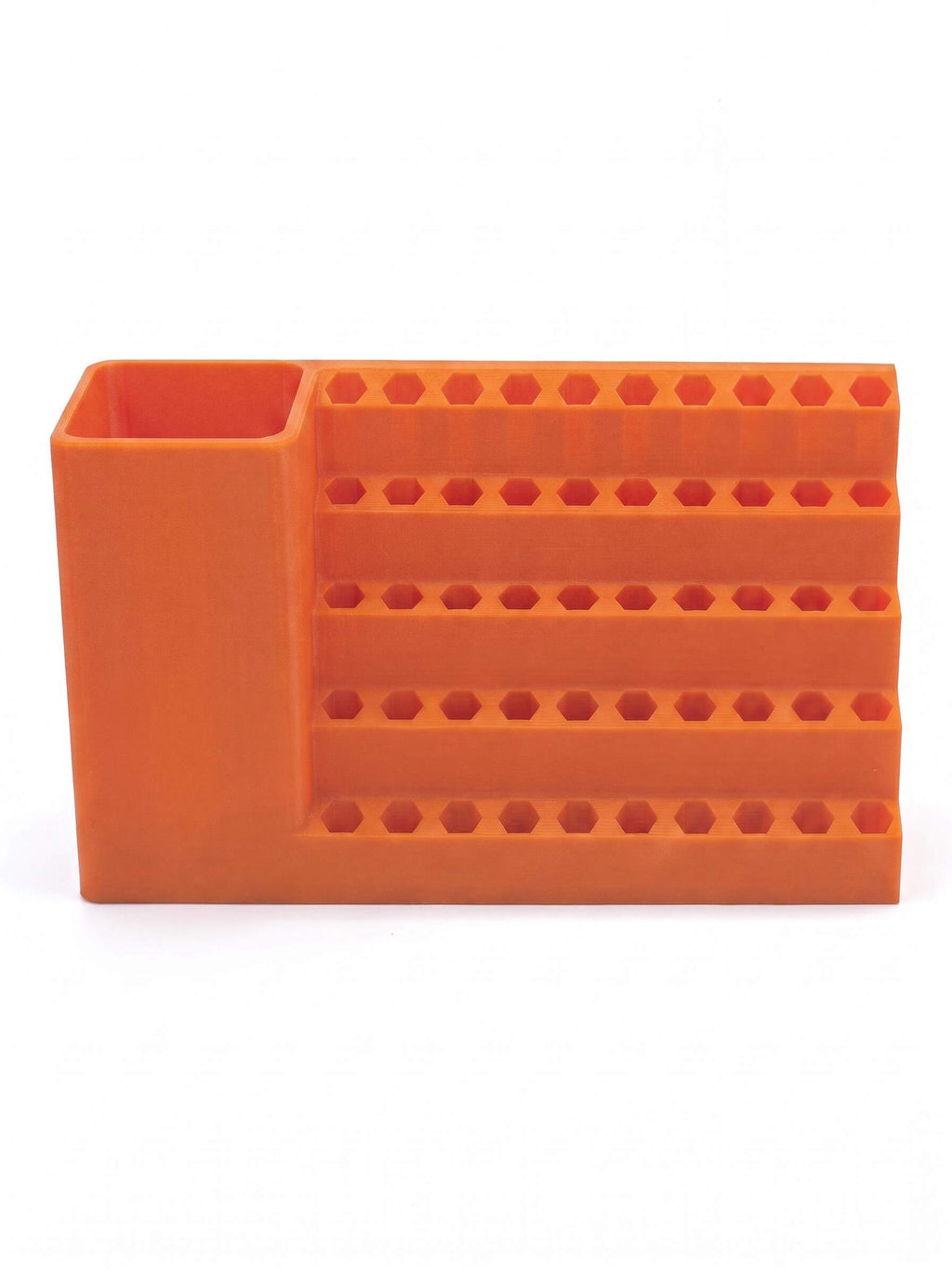 50-Hole 1/4-Inch Hex Bit Organizer Station
