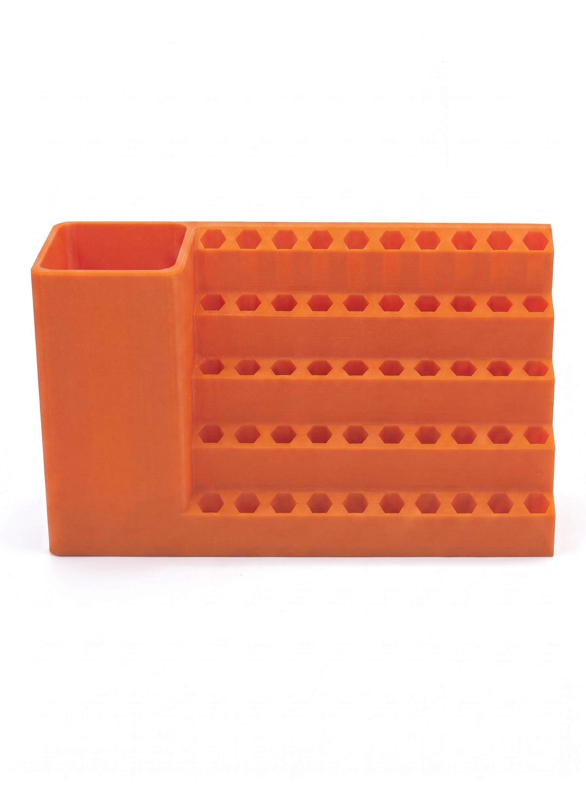 50-Hole 1/4-Inch Hex Bit Organizer Station