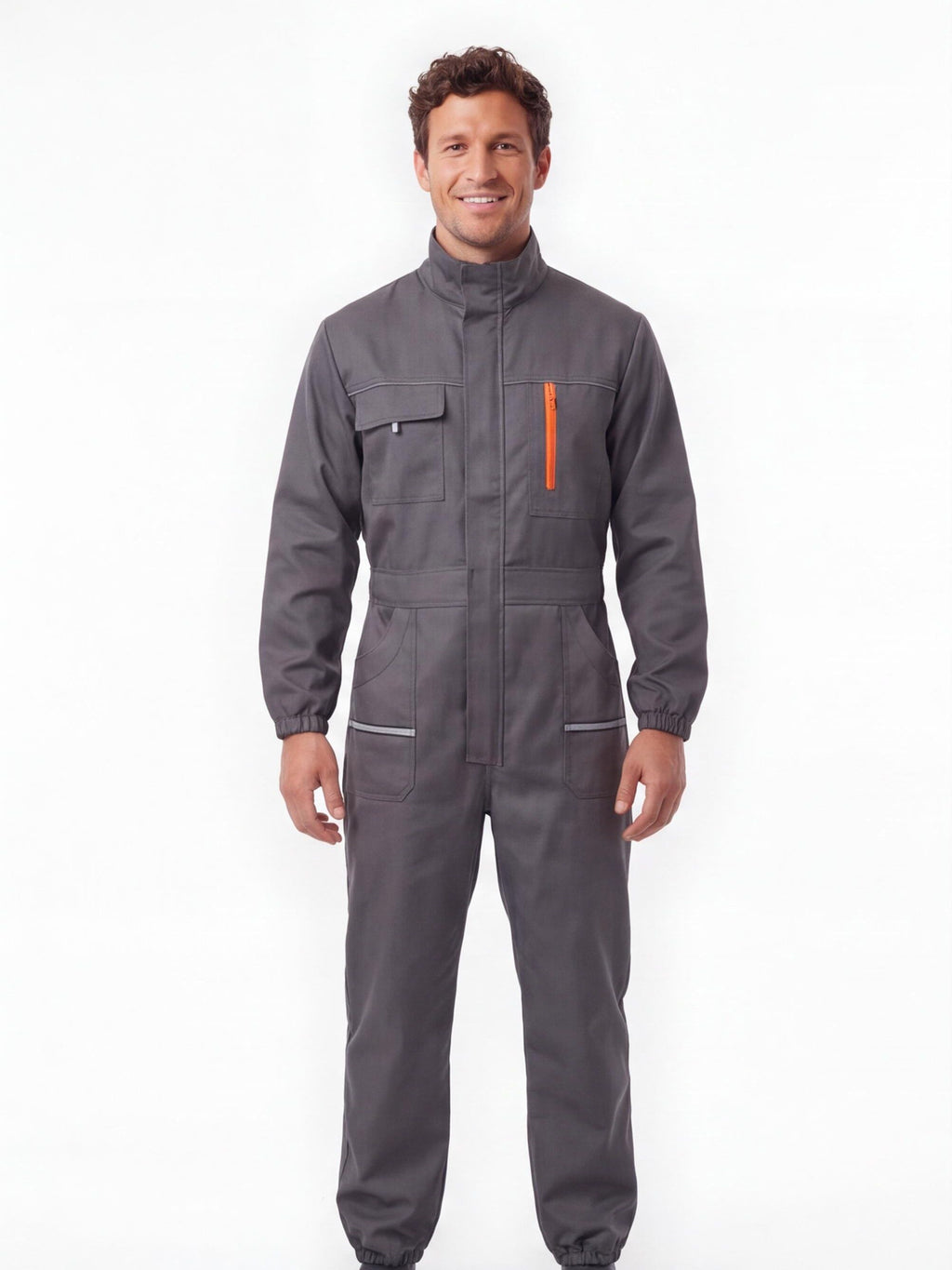Men's Multi-Pocket Workshop Work Coveralls