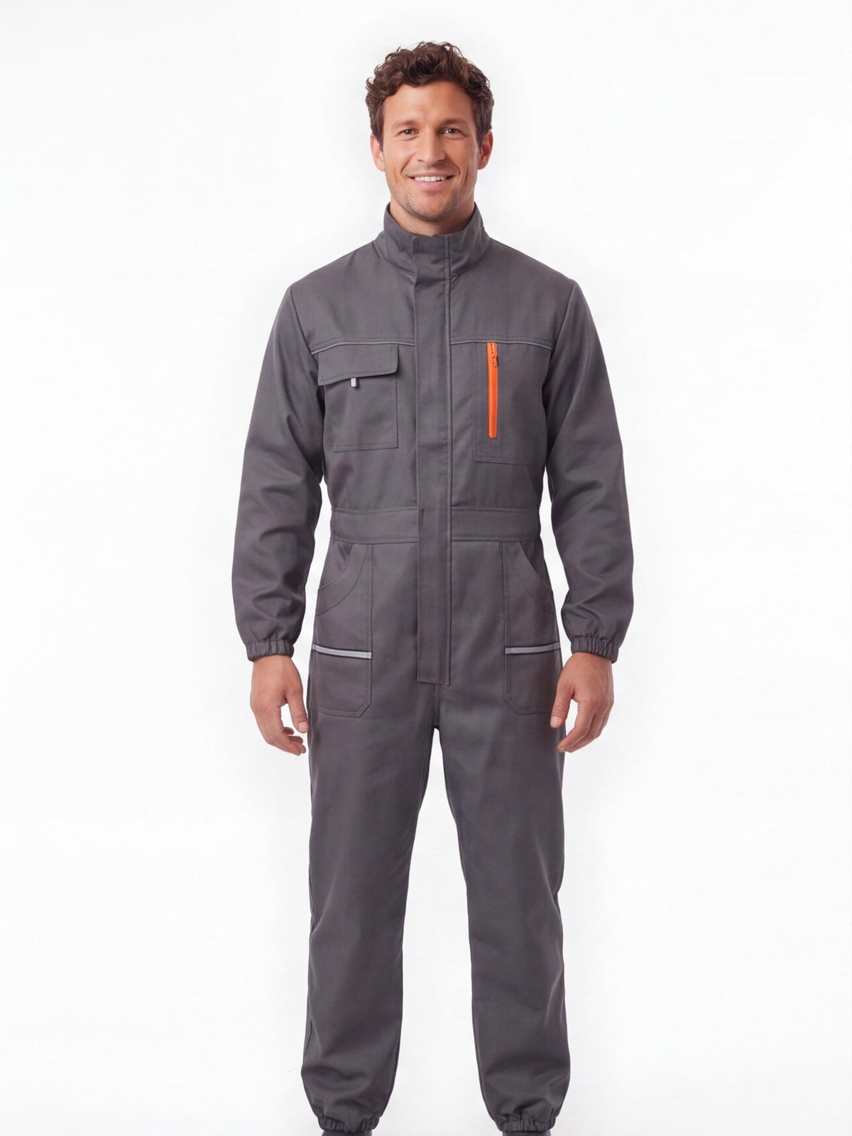 Men's Multi-Pocket Workshop Work Coveralls