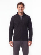 Lightweight Grid Fleece Work Jacket for Cold Weather