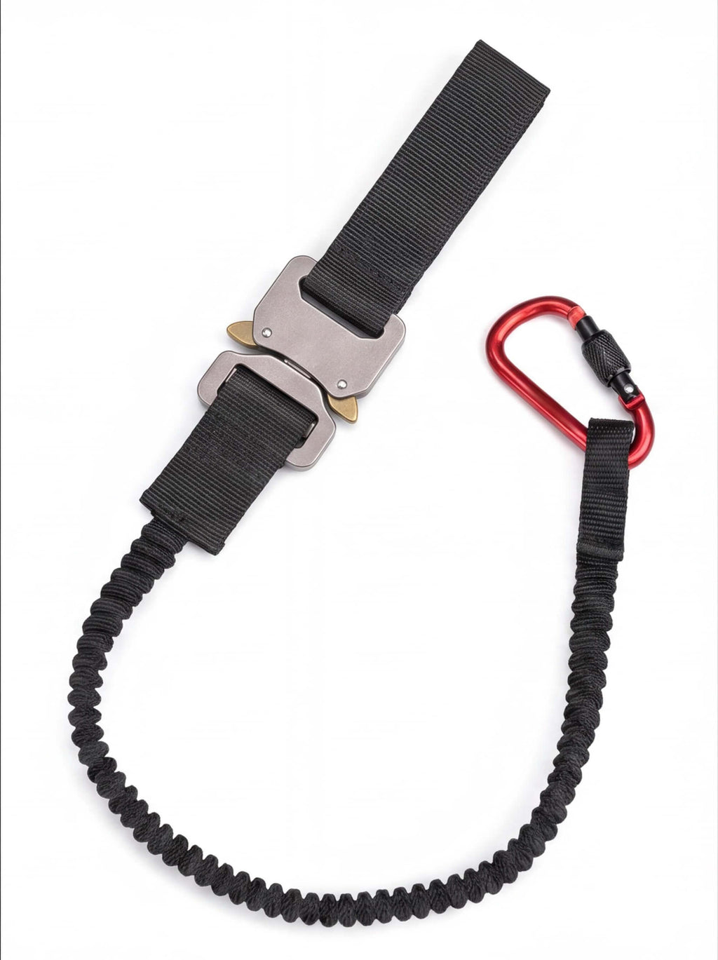 Elastic Quick-Release Tool Lanyard with Carabiner
