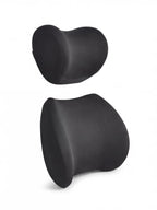 Memory Foam Headrest & Lumbar Support Kit for Drivers