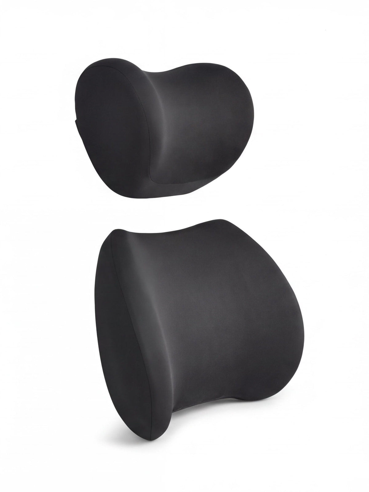 Memory Foam Headrest & Lumbar Support Kit for Drivers