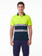 Hi-Vis Reflective Quick-Dry Short-Sleeve Work Polo