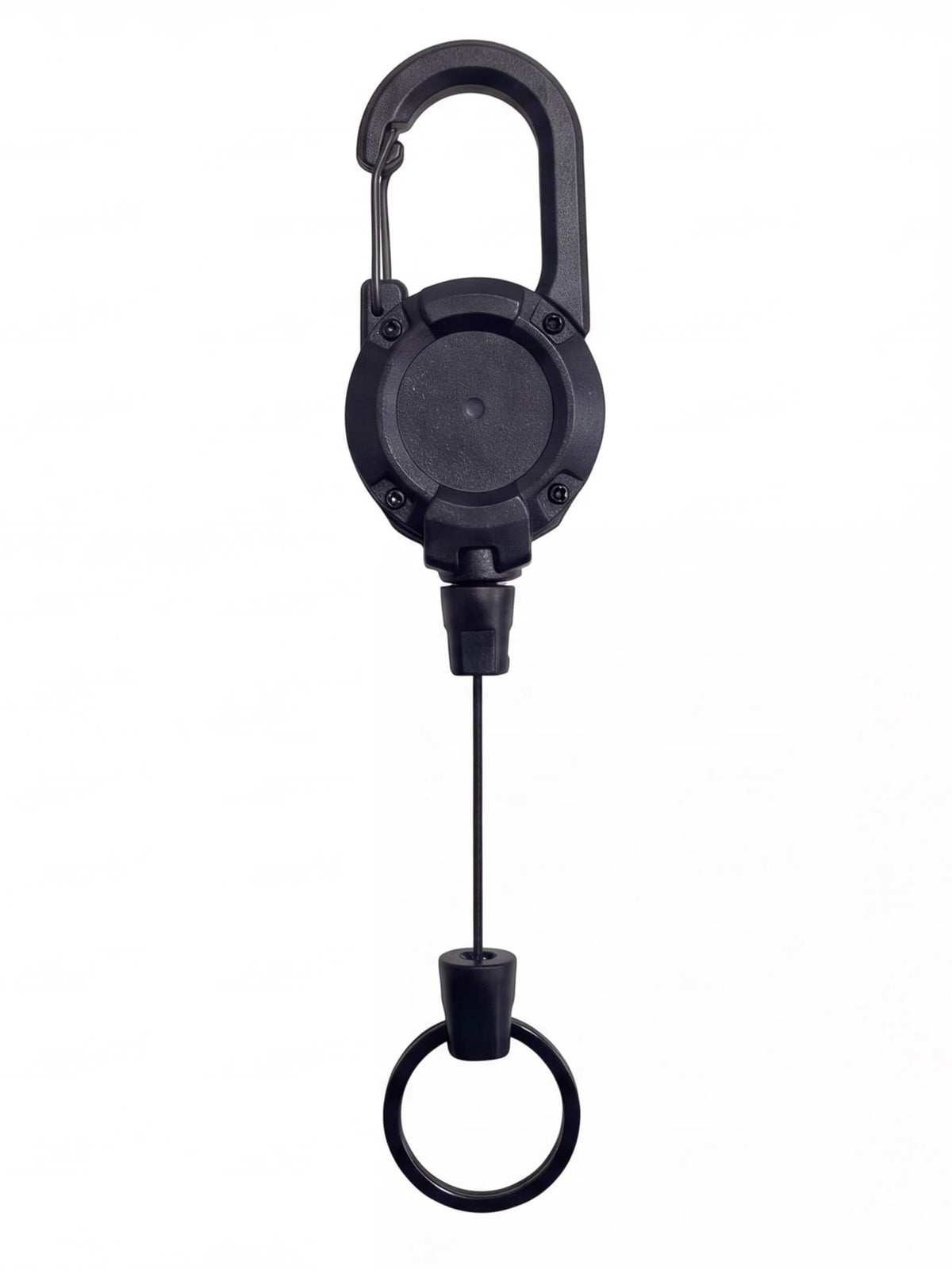 Retractable Work Key Reel with Steel Cable & Carabiner