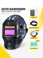 Solar Auto-Darkening Welding Helmet for MIG TIG & Cutting