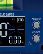 Rechargeable Magnetic Digital Angle Gauge with Bubble Level