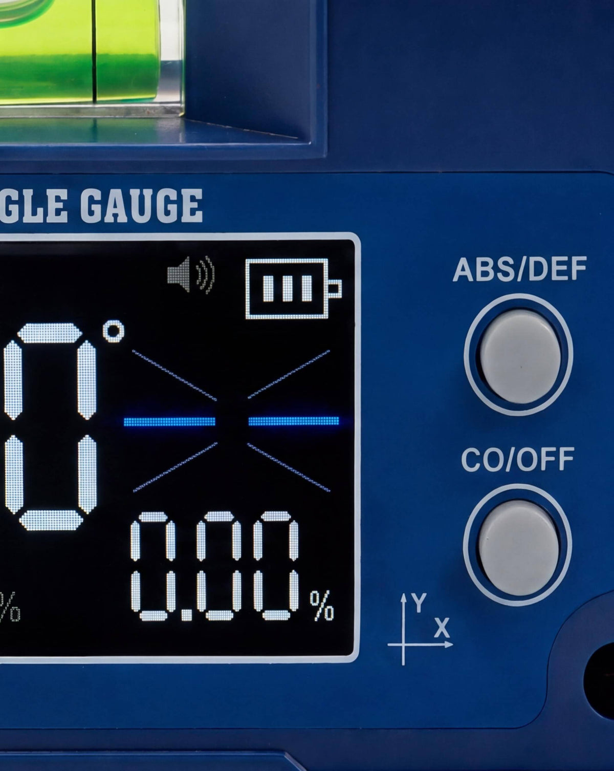 Rechargeable Magnetic Digital Angle Gauge with Bubble Level