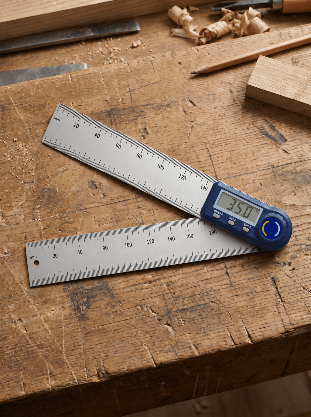 200mm Digital Angle Finder & Transfer Ruler