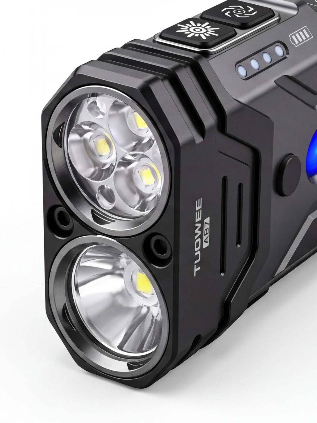Rechargeable Magnetic Triple-Light Work Flashlight