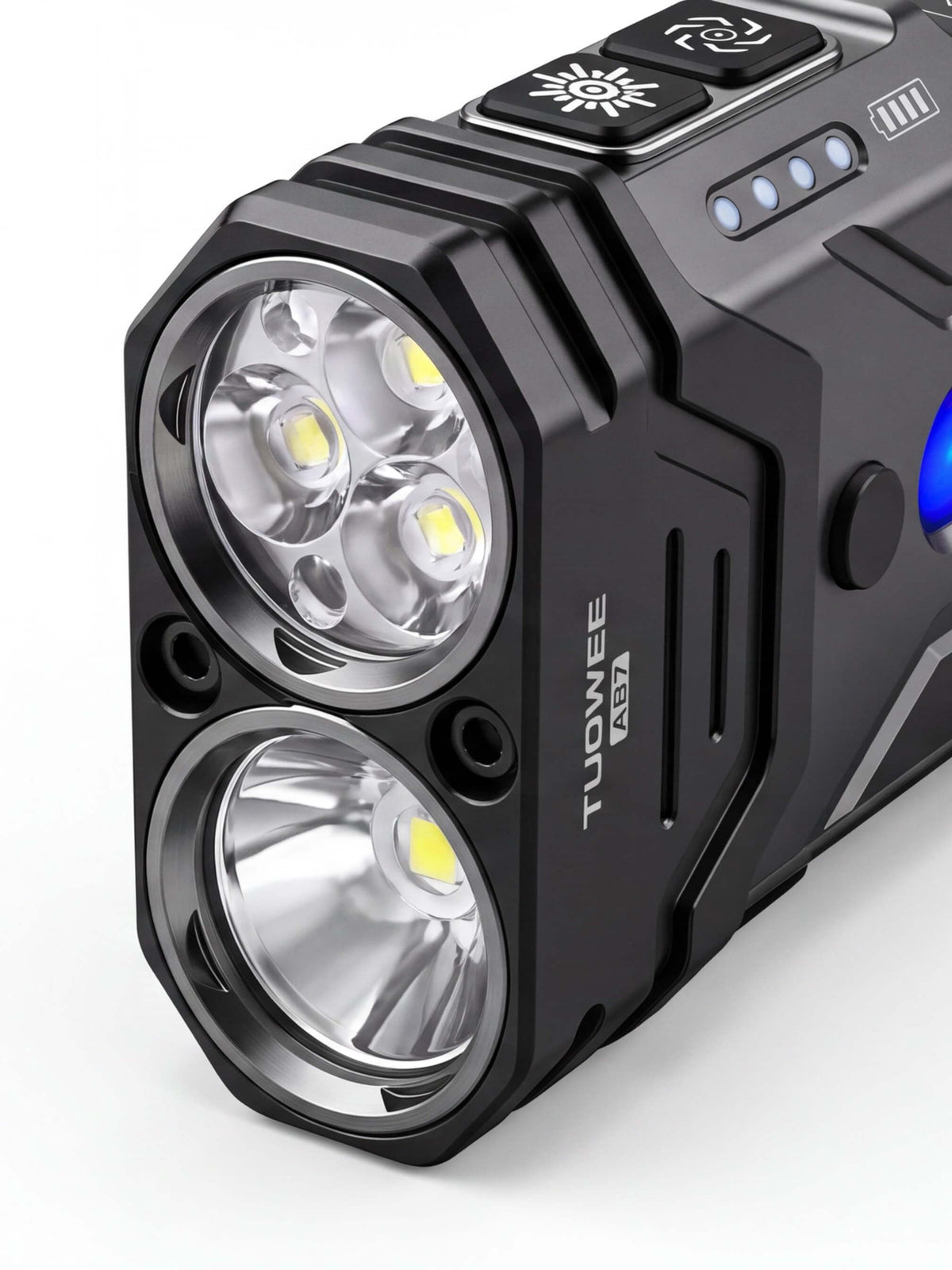 Rechargeable Magnetic Triple-Light Work Flashlight