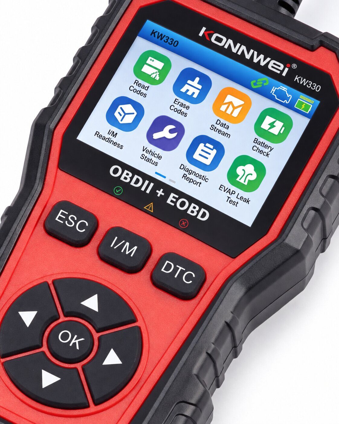 Handheld OBD2 Scanner with Live Data & Freeze Frame