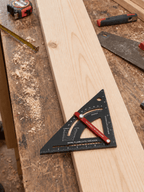 7-Inch Adjustable Carpenter Square with Locking Angle Guide
