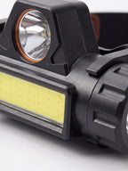 Rechargeable Dual-Beam COB Work Headlamp