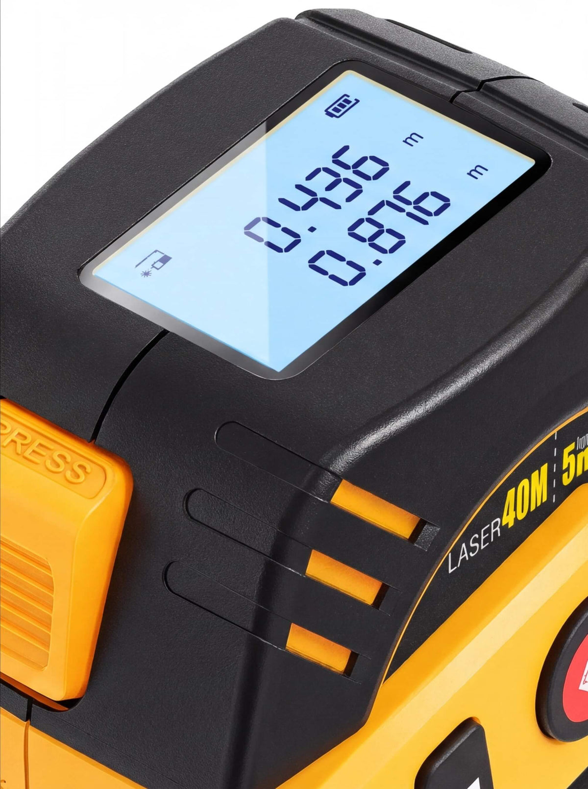 40M Laser + 5M Tape Measure