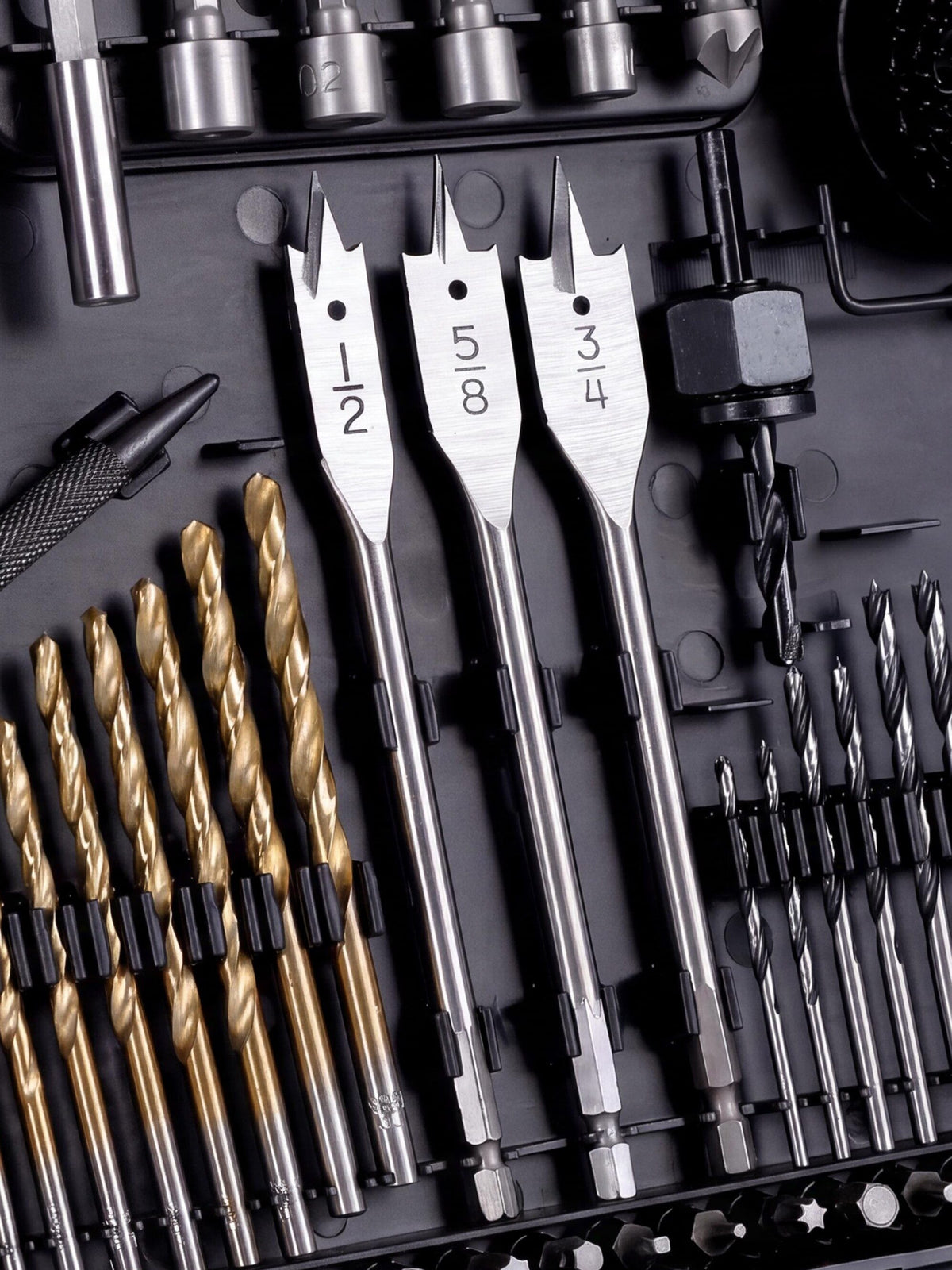 100-Piece Multi-Material Drill and Driver Bit Set