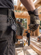 Retractable Work Key Reel with Steel Cable & Carabiner