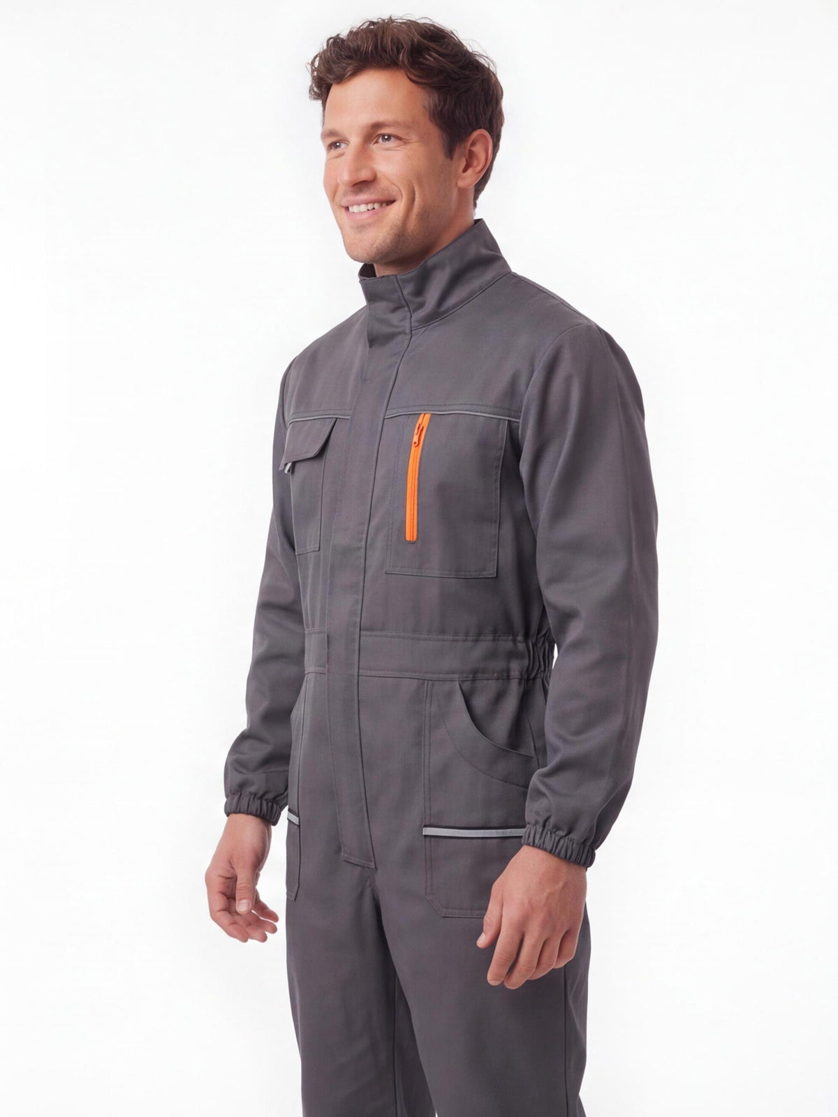 Men's Multi-Pocket Workshop Work Coveralls