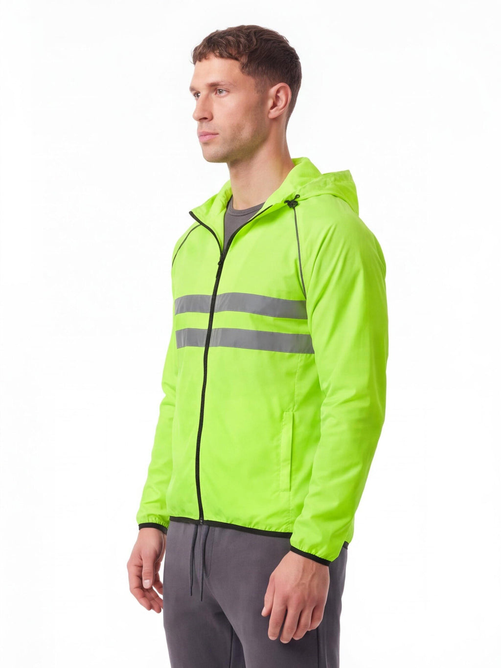 Lightweight Reflective Waterproof Windbreaker Work Jacket