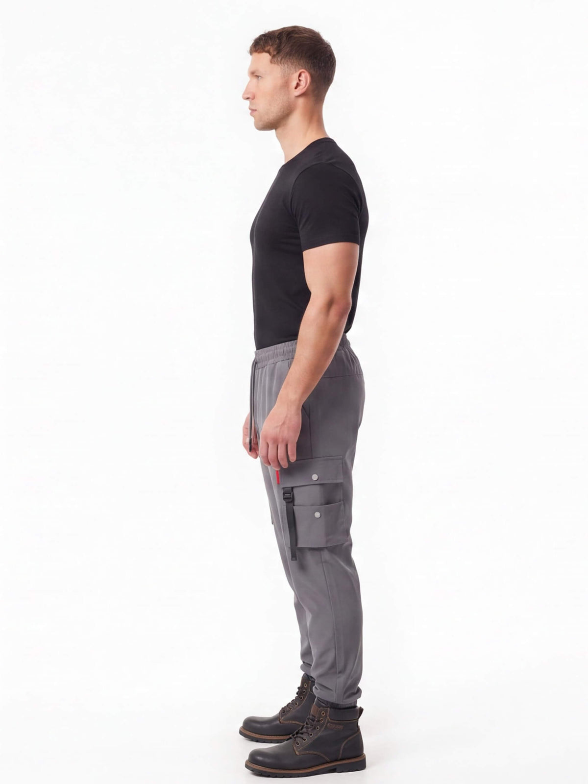 Loose-Fit Multi-Pocket Cargo Work Pants