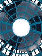 Makita-Compatible Cordless Jobsite Fan with 9W LED Light