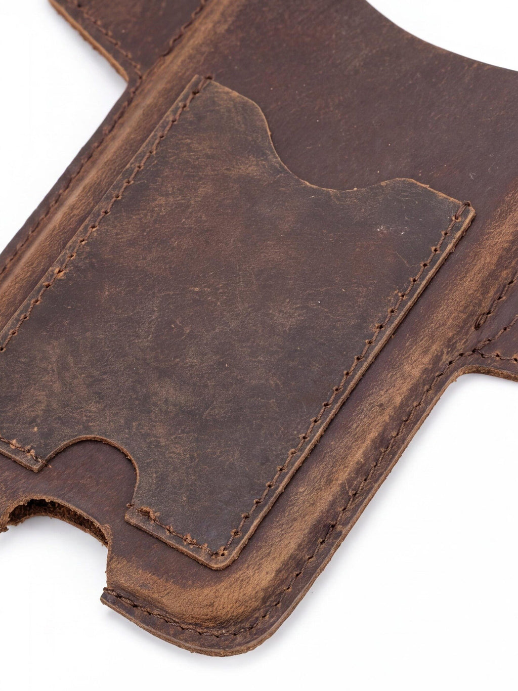 Nubuck Leather Work Phone Belt Holster