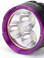 365nm / 395nm Triple-LED UV Inspection Flashlight
