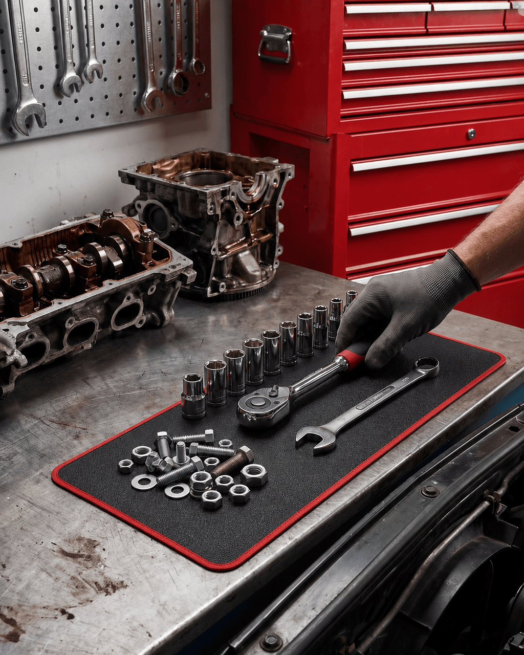 Magnetic Mechanic Tool & Fastener Holding Mat