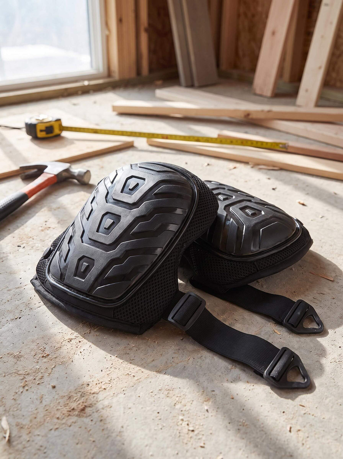 Gel & Foam Adjustable Work Knee Pads