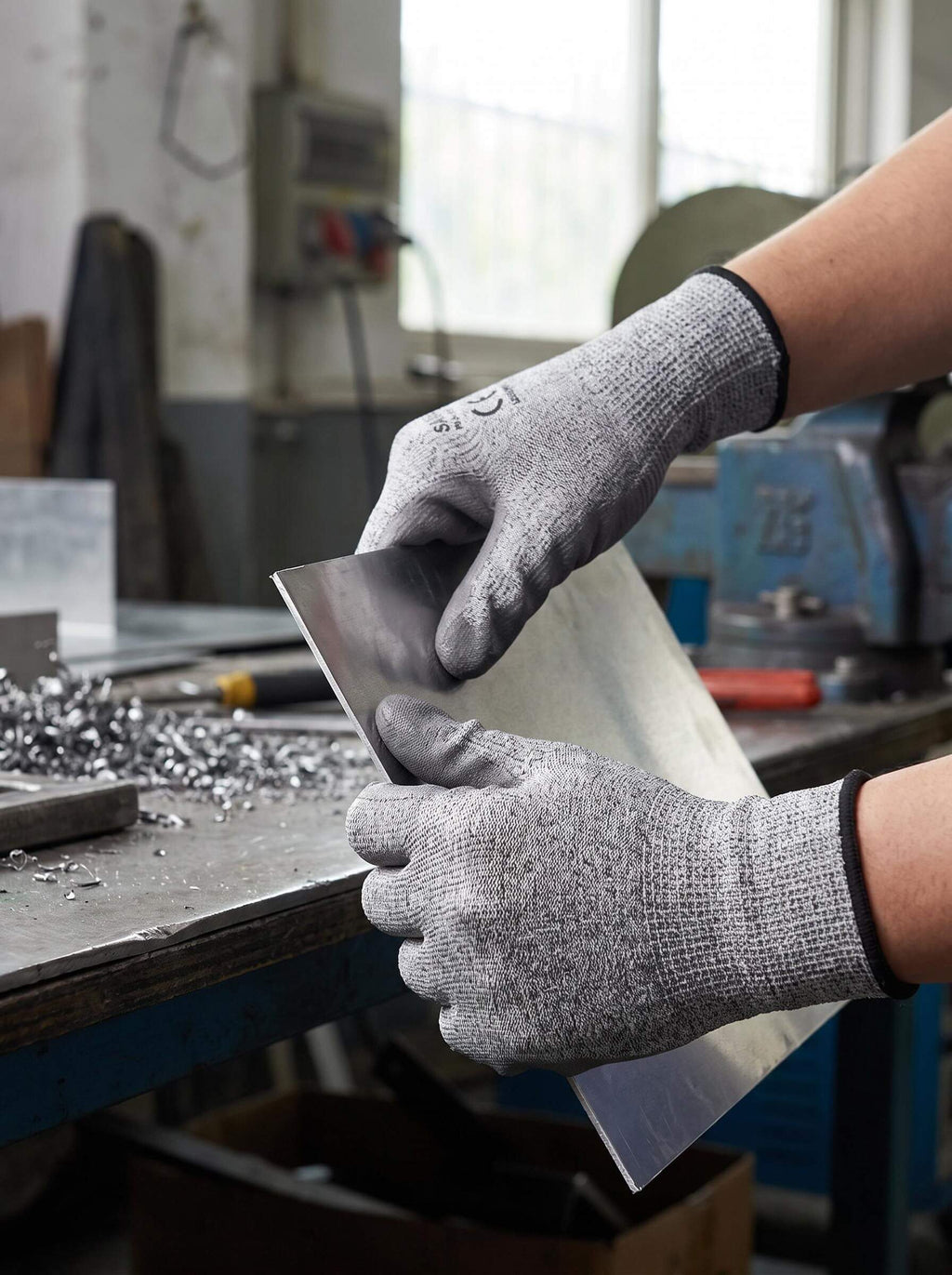 HPPE Cut-Resistant Coated Work Gloves