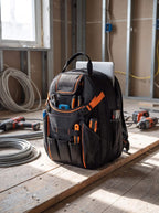Multi-Pocket Electrician Tool Backpack with Laptop Storage
