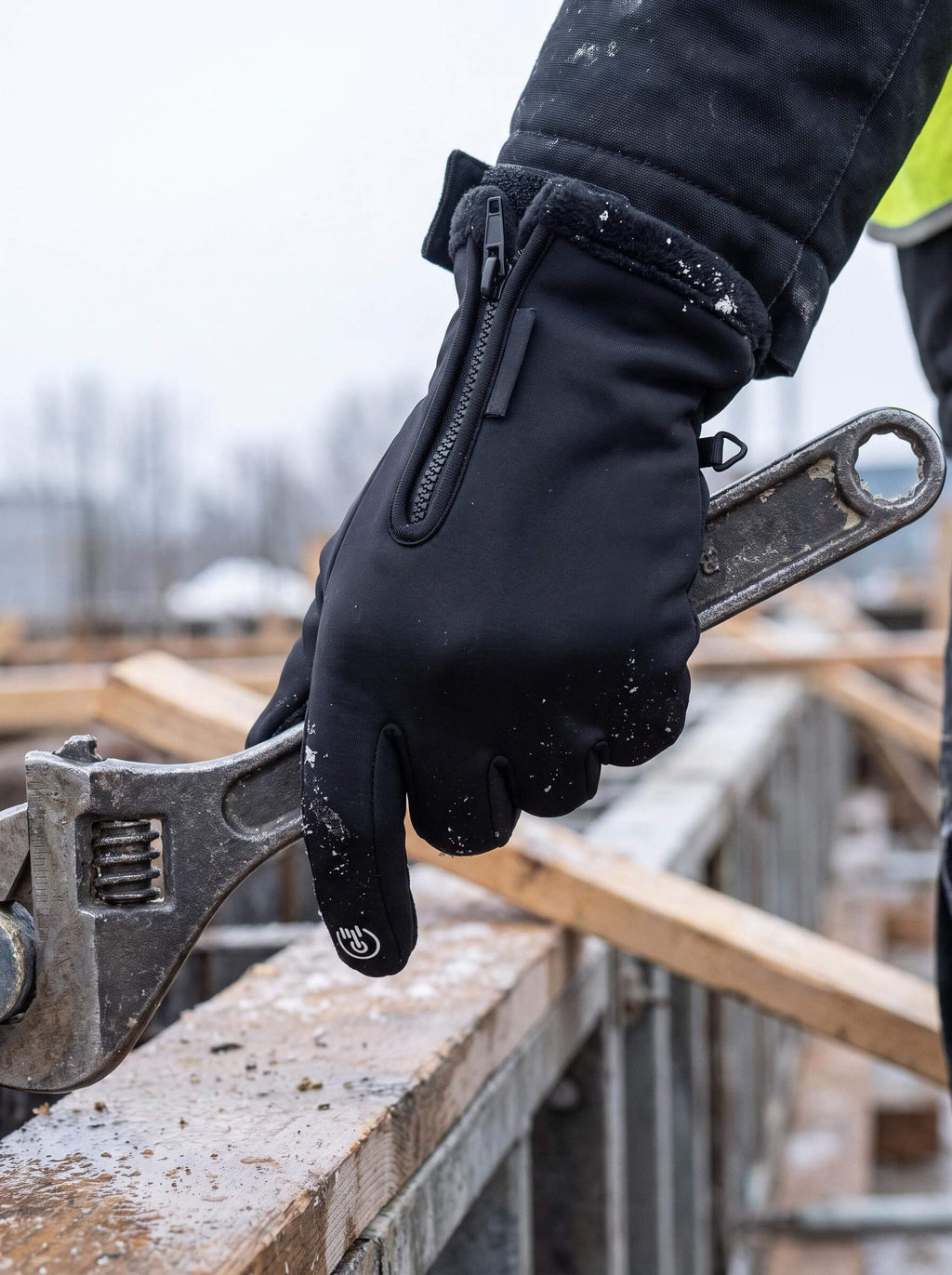 Water-Resistant Thermal Touchscreen Work Gloves