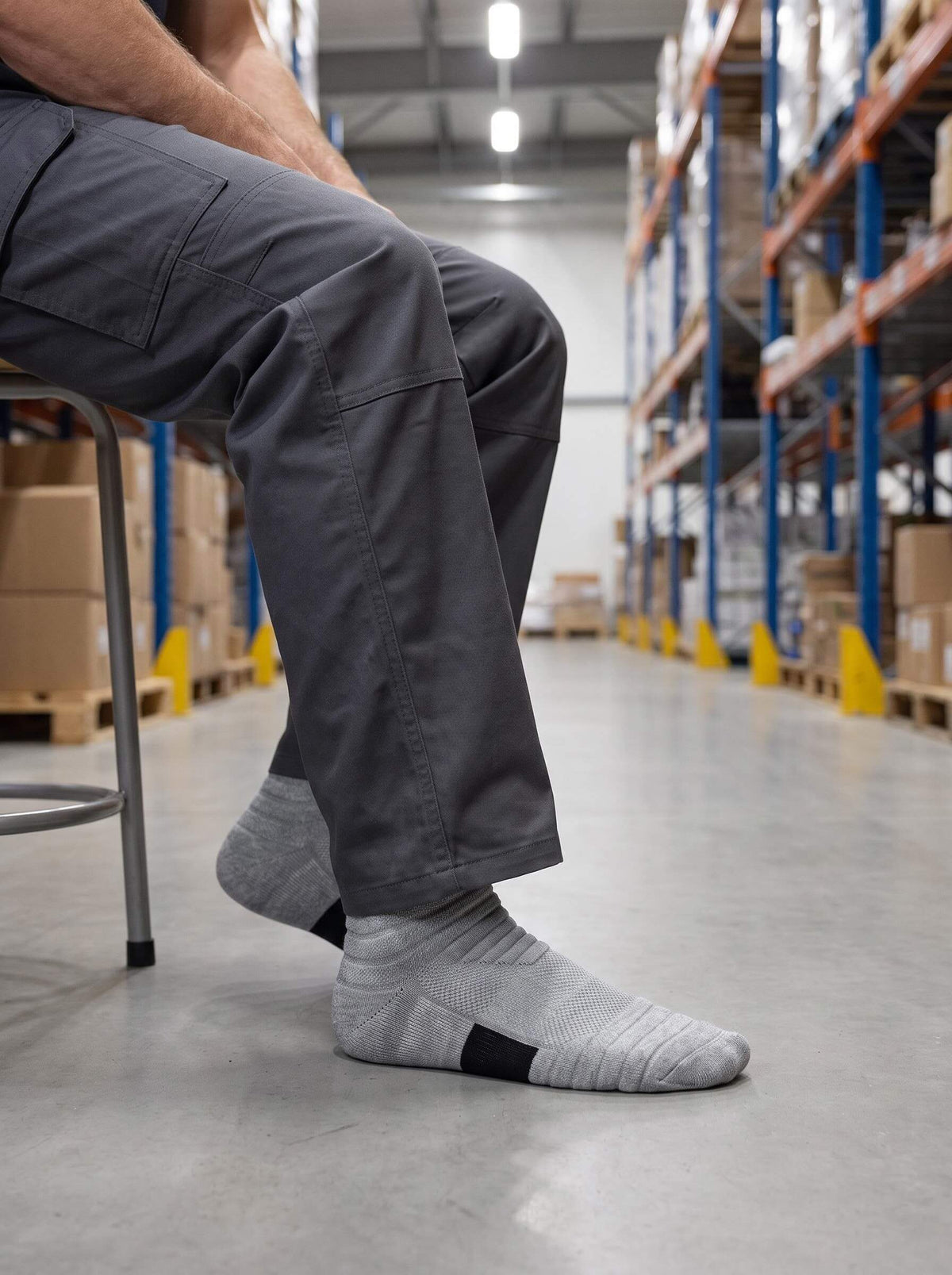 Breathable Cushioned Work Socks for Long Shifts