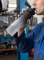 Large-Capacity Work Water Bottle with Carry Strap