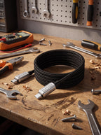 240W Magnetic Self-Coiling USB-C Work Cable