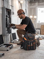 Multi-Pocket Electrician Tool Backpack with Laptop Storage