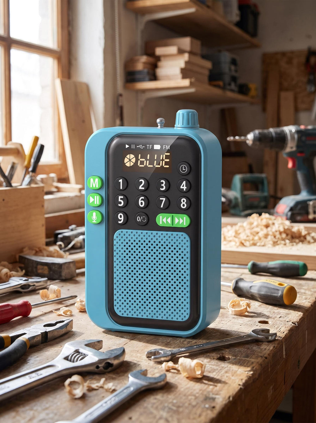Compact 5W FM & Bluetooth Work Radio