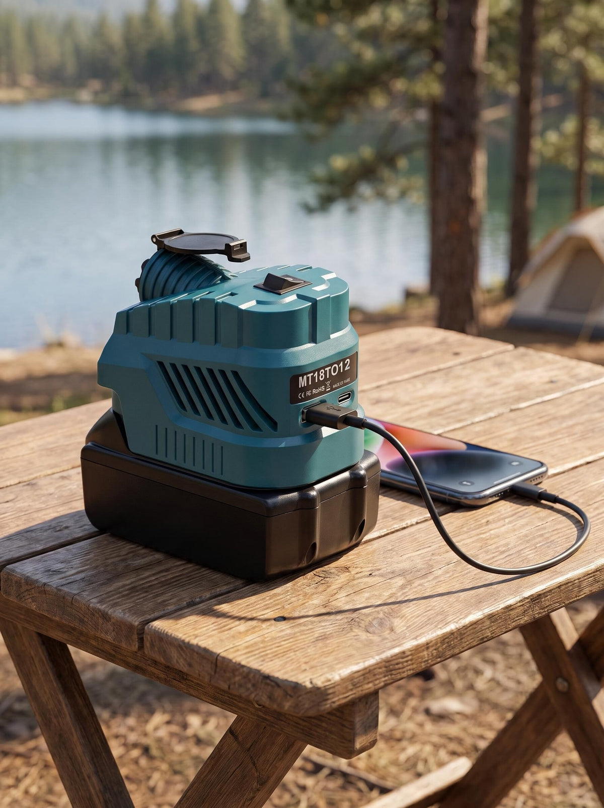 18V to 12V & USB Jobsite Power Adapter